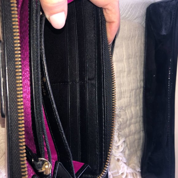 Kate Spade Satchel & Matching Wallet - Picture 4 of 9